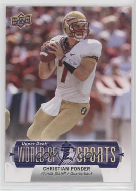 2011 Upper Deck World of Sports - [Base] #104 - Christian Ponder