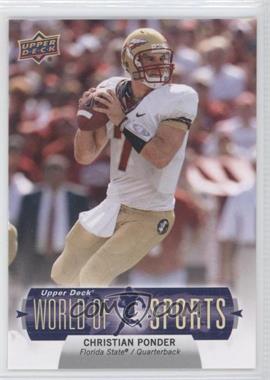 2011 Upper Deck World of Sports - [Base] #104 - Christian Ponder