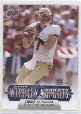 2011 Upper Deck World of Sports - [Base] #104 - Christian Ponder