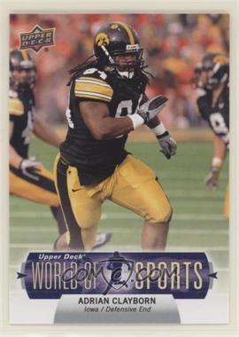 2011 Upper Deck World of Sports - [Base] #120 - Adrian Clayborn