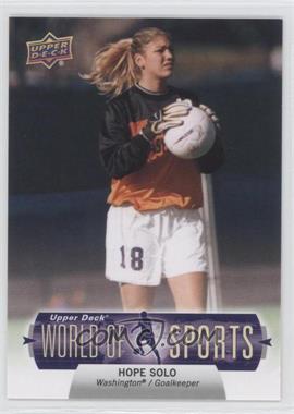 2011 Upper Deck World of Sports - [Base] #266 - Hope Solo