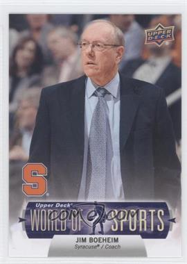 2011 Upper Deck World of Sports - [Base] #329 - Jim Boeheim