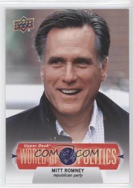 2011 Upper Deck World of Sports - World of Politics #WP-3 - Mitt Romney