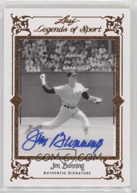 2012 Leaf Legends of Sport - Autographs - Bronze #BA-JB3 - Jim Bunning