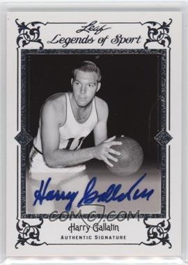 2012 Leaf Legends of Sport - Autographs - Silver #BA-HG2 - Harry Gallatin /10