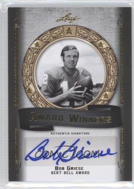 2012 Leaf Legends of Sport - Award Winners Autographs - Gold #AW-BG2 - Bob Griese /5