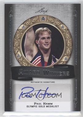 2012 Leaf Legends of Sport - Award Winners Autographs - Silver #AW-PH1 - Paul Hamm /10