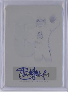 2012 Leaf Legends of Sport - Numeration Autographs - Printing Plate Black #NA-SY1 - Steve Young /1