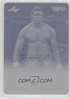 2012 Leaf National Convention - [Base] - Printing Plate Yellow National Convention #AO1 - Alistair Overeem /1