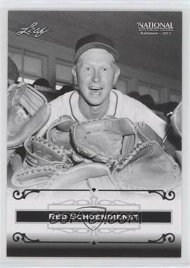 2012 Leaf National Convention - [Base] #RS1 - Red Schoendienst