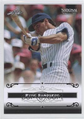 2012 Leaf National Convention - [Base] #RS2 - Ryne Sandberg