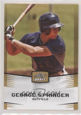 2012 Leaf National Convention Draft - [Base] #NSCC-DR-BB-GO-9 - George Springer