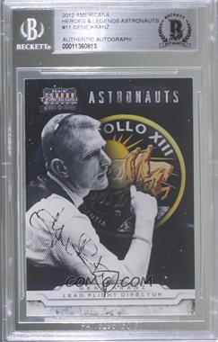 2012 Panini Americana Heroes & Legends - Astronauts #11 - Gene Kranz [BAS BGS Authentic]