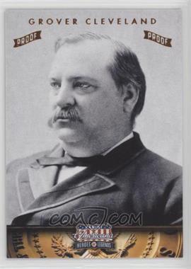 2012 Panini Americana Heroes & Legends - [Base] - Bronze Proof #24 - Grover Cleveland /100