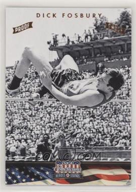 2012 Panini Americana Heroes & Legends - [Base] - Bronze Proof #81 - Dick Fosbury /100