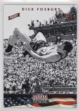 2012 Panini Americana Heroes & Legends - [Base] - Bronze Proof #81 - Dick Fosbury /100