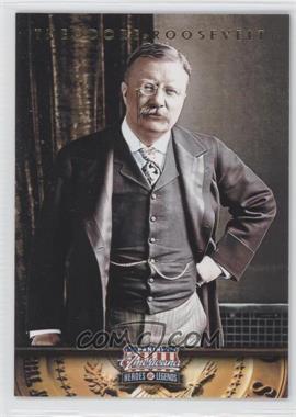 2012 Panini Americana Heroes & Legends - [Base] - Elite Color Photo #26 - Theodore Roosevelt /299