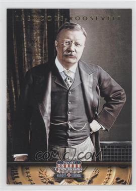 2012 Panini Americana Heroes & Legends - [Base] - Elite Color Photo #26 - Theodore Roosevelt /299