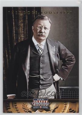 2012 Panini Americana Heroes & Legends - [Base] - Elite Color Photo #26 - Theodore Roosevelt /299