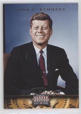 2012 Panini Americana Heroes & Legends - [Base] - Elite Color Photo #35 - John F. Kennedy /299