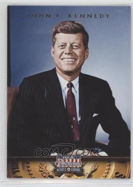 2012 Panini Americana Heroes & Legends - [Base] - Elite Color Photo #35 - John F. Kennedy /299