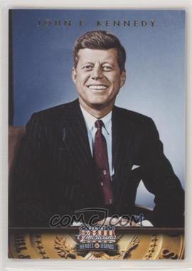 2012 Panini Americana Heroes & Legends - [Base] - Elite Color Photo #35 - John F. Kennedy /299