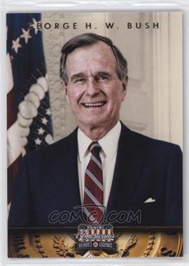 2012 Panini Americana Heroes & Legends - [Base] - Elite Color Photo #41 - George H. W. Bush /299