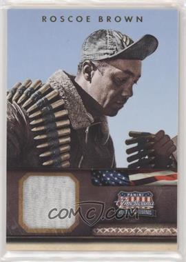 2012 Panini Americana Heroes & Legends - [Base] - Elite Materials Color Photo #106 - Roscoe Brown /299