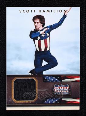 2012 Panini Americana Heroes & Legends - [Base] - Elite Materials Color Photo #112 - Scott Hamilton /299