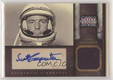 2012 Panini Americana Heroes & Legends - [Base] - Elite Materials Signatures #110 - Scott Carpenter /99