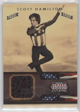 2012 Panini Americana Heroes & Legends - [Base] - Elite Materials Silver Proof #112 - Scott Hamilton /25