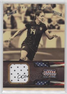 2012 Panini Americana Heroes & Legends - [Base] - Elite Materials Silver Proof #117 - Stephanie Cox /25