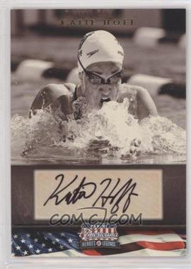 2012 Panini Americana Heroes & Legends - [Base] - Elite Signatures #111 - Katie Hoff /119