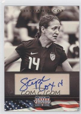 2012 Panini Americana Heroes & Legends - [Base] - Elite Signatures #117 - Stephanie Cox /179