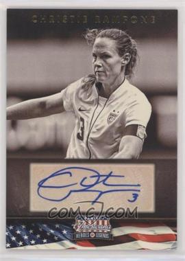 2012 Panini Americana Heroes & Legends - [Base] - Elite Signatures #75 - Christie Rampone /179