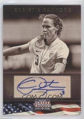 2012 Panini Americana Heroes & Legends - [Base] - Elite Signatures #75 - Christie Rampone /179