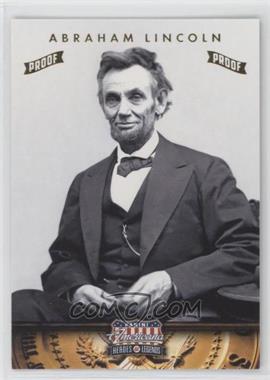 2012 Panini Americana Heroes & Legends - [Base] - Gold Proof #16 - Abraham Lincoln /10