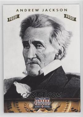 2012 Panini Americana Heroes & Legends - [Base] - Gold Proof #7 - Andrew Jackson /10