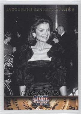 2012 Panini Americana Heroes & Legends - [Base] #102 - Jacqueline Kennedy Onassis