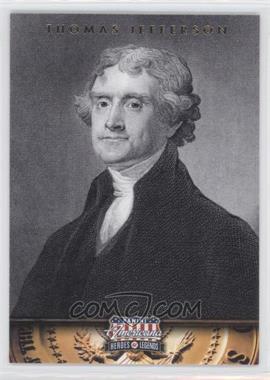 2012 Panini Americana Heroes & Legends - [Base] #3 - Thomas Jefferson