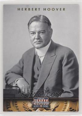 2012 Panini Americana Heroes & Legends - [Base] #31 - Herbert Hoover [Noted]