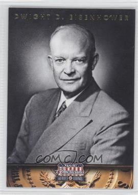 2012 Panini Americana Heroes & Legends - [Base] #34 - Dwight D. Eisenhower