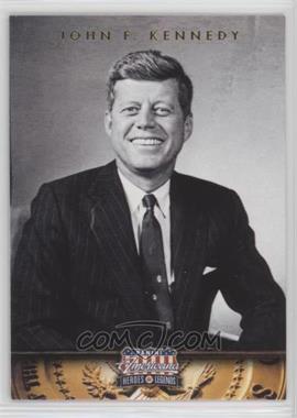 2012 Panini Americana Heroes & Legends - [Base] #35 - John F. Kennedy