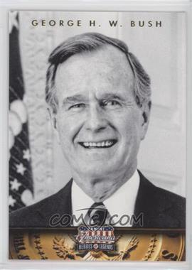 2012 Panini Americana Heroes & Legends - [Base] #41 - George H. W. Bush