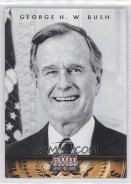 2012 Panini Americana Heroes & Legends - [Base] #41 - George H. W. Bush