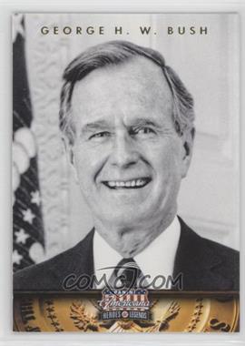 2012 Panini Americana Heroes & Legends - [Base] #41 - George H. W. Bush