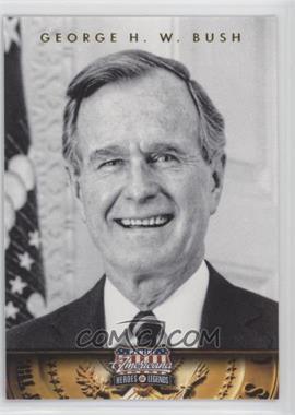 2012 Panini Americana Heroes & Legends - [Base] #41 - George H. W. Bush