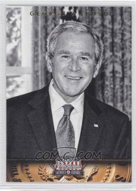 2012 Panini Americana Heroes & Legends - [Base] #43 - George W. Bush