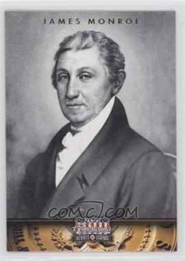 2012 Panini Americana Heroes & Legends - [Base] #5 - James Monroe