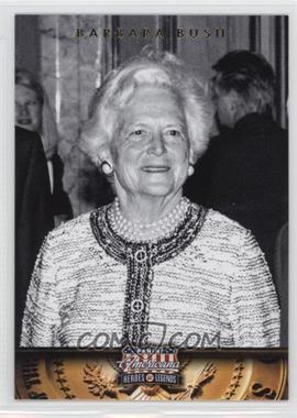 2012 Panini Americana Heroes & Legends - [Base] #56 - Barbara Bush